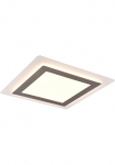TRIO Leuchten TRIO Ap&scaron;vietimas LED lubinis &scaron;viestuvas &raquo;MORGAN quadratische lubinis &scaron;viestuvas 45x45cm dimmbar CCT Memoryfunktion&laquo; LED-Board 1 Stk. warmwei&szlig; - kaltwei&szlig; naktinė lempa Timer 46W 6000 Lumen 2700-6500 Kelvin su Nuotolinis ap&scaron;vietimo pultas