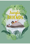 Komar Paveikslas &raquo;Jungle Book Friends&laquo; Disney 1 Stk. dalys paveikslas zur dekoracija im vaikų kambario baldų komplektas - be grotelės