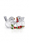 Swarovski Gyvūnų figūrėlė &raquo;Dekofigur Kristallfigur Figurėlė Idyllia Vogelpaar ir Beeren&laquo;