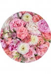 Komar Fototapetas &raquo;Vlies selbstklebend - Beautiful Blossoms - Gr&ouml;&szlig;e 125 x 125 cm&laquo; ra&scaron;tuotas glatt Wohnzimmer miegamojo kambario baldai