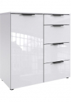 Wimex Komoda &raquo;level36 D by fresh to go&laquo; su lackierten blizgus pavir&scaron;ius Fronten soft-close Funktion 81cm plotis