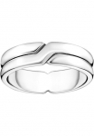THOMAS SABO Žiedas &raquo;Gekreuztes Silberring-Duo&laquo;