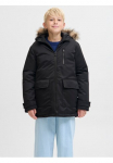 Jack & Jones Junior Striukė &raquo;JJCHARLIE DETACHABLE FAUX dėl PARK JNR&laquo; su gobtuvas