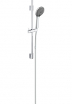 WENKO Stangenbrause-Set &raquo;Watersaving&laquo; juoda spalva ilgas Stange: 70 cm