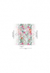 living walls Fototapetas &raquo;Fototapete Blumenranke&laquo; gemustert | matinis | neutral glatt Blumentapete Floral Tapeten Wohnzimmer miegamojo kambario baldai K&uuml;che T&uuml;rkis imitacija