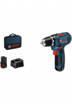 Bosch Professional Akumuliatorinis suktuvas-gręžtuvas &raquo;GSR 12V-15&laquo; rinkinys ir 2 Akkus ir įkroviklis