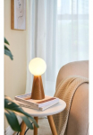 Pauleen Stalinis &scaron;viestuvas &raquo;Woody Soul Glas/Eschenholz 230V max. 35W Wei&szlig;/Holz natur&laquo; G9 G9