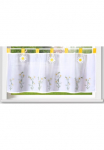 Weckbrodt Užuolaida &raquo;Madita&laquo; Schlaufen 1 Stk. dalys Bistro Voile floral ra&scaron;tuotas HxB 45x120cm Užuolaida užuolaida