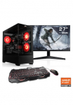 CSL Gaming-PC-Komplettsystem &raquo;AeroVision V24404&laquo; 27 &Prime; AMD Ryzen 5 GeForce RTX 4060 16 GB RAM 500 GB SSD