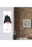 queence Prie&scaron;kambario kabykla &raquo;Flamingo&laquo; su 6 Kabliukas 50 x 120 cm