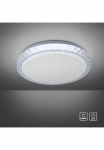 JUST LIGHT Lubinis &scaron;viestuvas &raquo;FRIDA&laquo; LED-Board 1 Stk. warmwei&szlig; - kaltwei&szlig; LED CCT - &uuml;ber Schalter Memory nach Trennung vom Netz
