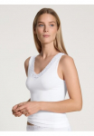 CALIDA Mar&scaron;kinėliai be rankovių &raquo;Natural Comfort Lace&laquo; elastisch su V formos i&scaron;kirpte weiche nėrinių plotis Petne&scaron;ėlės
