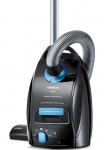 SIEMENS Dulkių siurblys kietoms grindims &raquo;Q 5.0 extreme silencePower VSQ5X1230 pagamintas in Germany Hygiene-Filter&laquo; 850 W su Beutel auk&scaron;tis Saugkraft integriertes Priedai Ilga kabelis leise juoda spalva