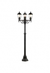 Brilliant Lauko &scaron;viestuvas &raquo;Carleen&laquo; E27 1 Stk. 200 cm auk&scaron;tis &Oslash; 61 cm 3 x E27 Metall/Glas juoda spalva