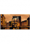 Artland Stiklinis paveikslas &raquo;Speicherstadt in Hamburg&laquo; Deutschland 1 Stk. dalys in padėties dydžiai