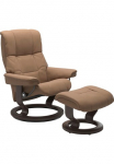 Stressless&reg; Atpalaiduojanti kėdė &raquo;Mayfair&laquo; Atpalaiduojanti kėdė su Kojų kėdutė su Kojų kėdutė su Classic Base Gr&ouml;&szlig;e S M & L karkasas Wenge