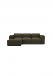 Tenksom Kampinė sofa &raquo;Rund Relax-Ecke didelė sofa Endless Seating&laquo; Bez&uuml;ge wechselbar &Scaron;altų putų poliretano čiužinys im Kėdė Nordic Swan Ecolabel