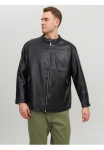 Jack & Jones PlusSize Baikerio stiliaus &scaron;varkas &raquo;JJEROCKY CLEAN Sportinis bliuzonas NOOS PLS&laquo;
