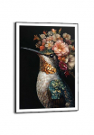 Reinders! Plakatas &raquo;Lovely Hummingbird&laquo; Wohnzimmer - Kolibri - gėlės - Mehrfarbig - MDF - Tiere - 50x70 cm