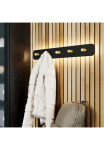 EGLO Lubinis &scaron;viestuvas &raquo;CIVITATE&laquo; LED-Modul 1 Stk. Warmwei&szlig; lubinis &scaron;viestuvas in juoda spalva ir braun i&scaron; Stahl mediena - 18W - Warmwei&szlig;