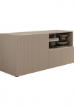 Home affaire TV staliukas &raquo;Rio plotis 120 cm TV spintelė 1 durys u. 1 stalčiai TV-Schrank&laquo; geriffelte MDF-Fronten modern u. elegant Laikiklis laidams platzsparend