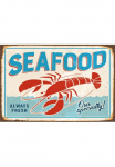 queence Metalinis paveikslas &raquo;SEAFOOD&laquo; Restaurant & Caf&eacute;s Blechschilder