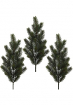 Creativ deco Winterliche Dirbtinis augalas &raquo;Weihnachtsdeko&laquo; Zweig im 3vnt. rinkinys
