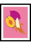 queence Paveikslas &raquo;Conchita&laquo; Essen | Figūrėlė | Kunst | Lebensmittel | Obst | Obst paveikslas/nuotrauka 1 Stk. dalys HD Premium Poster-Druck ir Holzrahmen