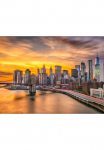 Papermoon Fototapetas &raquo;Manhattan Skyline Sunset&laquo; glatt