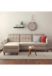 Dorel Home Kampinė sofa &raquo;Hartford II&laquo; su miegojimo funkcija ir daiktadėžė gulimasis krėslas beidseitig montierbar