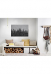 A.S. Cr&eacute;ation Paveikslas ant drobės &raquo;black forest 3&laquo; Kunst | Wald 1 Stk. dalys Wald paveikslas Keilrahmen juoda spalva Grau Lininis paveikslas Wohnzimmer modern Wand