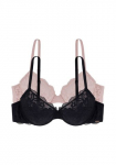 Dorina Liemenėlė &raquo;Rosa&laquo; 2vnt. Pack Cups i&scaron; nėrinių Netzstoff