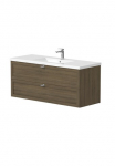 welltime Spintelė po kriaukle &raquo;Rustic&laquo; su Soft-Close-Funktion plotis 1215 cm Eichenfurnier