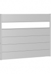 Biohort Juosta 5 Metall-Paneele 1 Acrylglas-Paneel ir 2 Schienen LxH: 180x137 cm