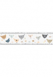 A.S. Cr&eacute;ation Sieninių tapetų juosta &raquo;Chicken Party&laquo; Motiv | abstrakt | naturalistisch glatt Papier Wand Schr&auml;ge durys puo&scaron;nus apvadas Wohnzimmer miegamojo kambario baldai K&uuml;che Design