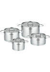 Hanseatic Filtras puodų rinkinys &raquo;&laquo; rinkinys je 1 puodas mėsai 16/20/24 cm puodas 20 cm 8 Stk. dalys Nerūdijančio plieno 18/10