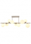 GLOBO LIGHTING Lubinis &scaron;viestuvas &raquo;RIHA&laquo; G9 1 Stk. Warmwei&szlig; Deckenlampe/Wohnzimmer/Schlafzimmer/modern