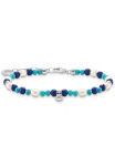 THOMAS SABO Аpyrankė &raquo;blaue Steine ir perlai A2064-775-7-L19V&laquo; su S&uuml;&szlig;wasserzuchtperle