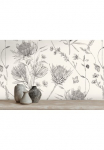 living walls Tapetai &raquo;Drawn Into Nature florale Tapetai Ra&scaron;tuoti tapetai Pflanzen Natur&laquo; matinis strukturiert tapetai Bl&auml;tter dėl miegamojo kambario baldai K&uuml;che Wohnzimmer Floral Design