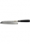 K&auml;fer Boružėlė santoku peilis 67-lagiger Stahl H&auml;rtegrad 60&plusmn;1HRC korrosionsbest&auml;ndig Klinge 20 cm