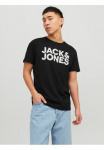Jack & Jones Palaidinė apvalia i&scaron;kirpte &raquo;JJECORP su Logo-Print ir klaiskinio stiliaus Rundhals&laquo; medvilnė regular forma