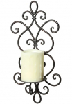 Ambiente Haus Sieninė žvakidė &raquo;Wandleuchte - juoda spalva 36cm&laquo;