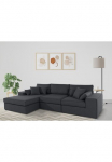 OTTO home Kampinė sofa &raquo;Florid L-Form&laquo; 3 Teile kurį sudaro i&scaron; Modulen viele Bezugsqualit&auml;ten auch in audinys