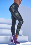 LASCANA ACTIVE Tamprės su &scaron;oninis floralen intarpas