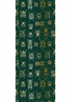 queence Viniliniai tapetai &raquo;Insekten gold&laquo; Dirbtinis kailis | Motiv | Reptilienpr&auml;gung | ra&scaron;tuotas | tropisch glatt 90x250cm selbstklebend kinderleichte Anbringung Sticker