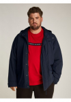 Tommy Hilfiger Big & Tall Neperpučiama striukė &raquo;BT-LW PACKABLE HOODED JKT-B&laquo; su gobtuvas in dydžiai dydžiai Logostickerei