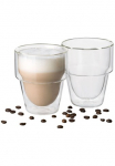 Mulex Stiklinė kavai &raquo; stiklinės rinkinys dvi Small&laquo; doppelwandiges Stikliniai buteliukai su &scaron;iaudeliais ideal f. Kaffee Cappuccino Latte Macchiatto