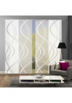 HOME WOHNIDEEN Panelinės užuolaidos &raquo;DAN&laquo; Klettband 4 Stk. dalys HxB: 245x60 ir Tvirtinimo preidai