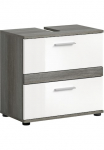 welltime Vonios spintelė &raquo;LUCCA TOPSELLER! plotis 60 cm 2 stalčiai Kokybi&scaron;kas MDF Front&laquo; Vonios spinta Bad-M&ouml;bel Badezimmer