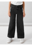 Name It Plačios Džinsai &raquo;NKFROSE dėl M&auml;dchen su platus kle&scaron;nė ir High Waist&laquo; unifarben casual laisvas forma Baumwollmischung Džinsai